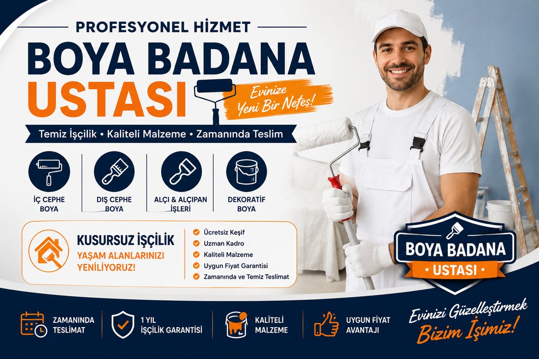 Alsancak boya badana ustası – profesyonel boyacı