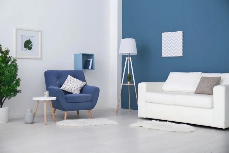 Alsancak salon iç cephe boyama örneği
